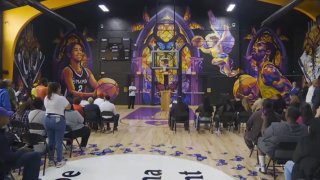 Inside the renovated gym at Nickerson Gardens in Watts Monday May 20, 2024.