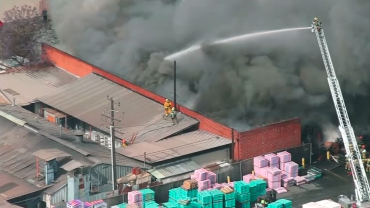 Lynwood incendio en edificio comercial Telemundo 52