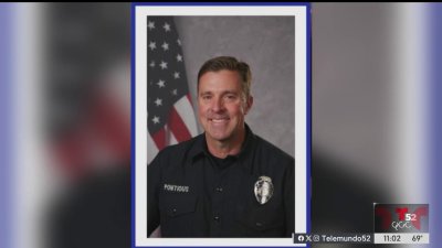 Procesión en honor del bombero fallecido en Palmdale