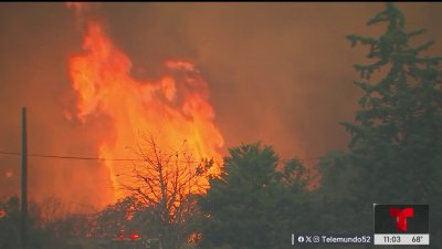Incendio forestal arrasa con al menos de 4,400 acres en Gorman