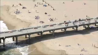 A swarm of bees forced officials to shut down Manhattan Beach Pier until further notice Saturday, June 1, 2024.