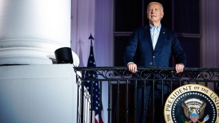 El presidente Joe Biden, durante la celebración del 4 de Julio en la Casa Blanca, el jueves en la noche.