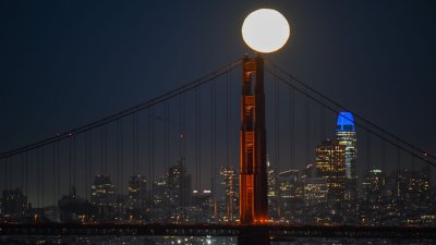 ¡Una maravilla! Así se vio la Superluna azul