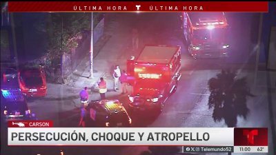 Peatón atropellado durante persecución policial