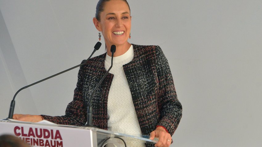 MEXICO CITY, MEXICO – SEPTEMBER 17: President-elect of Mexico Claudia Sheinbaum Pardo speaks during a press conference on September 17, 2024 in Mexico City, Mexico. (Photo by Jeannette Flores/ObturadorMX/Getty Images)