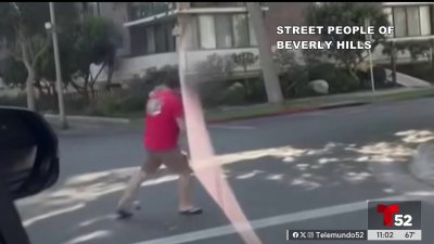 Nuevo video muestra secuela de ataque en Beverly Hills