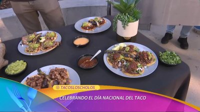 Celebrando el día nacional del taco con Tacos Los Cholos