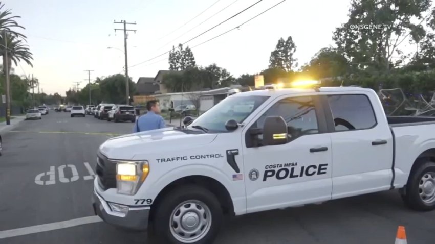 Police respond to a report of a woman whose body was found in a trash can in a Costa Mesa home.