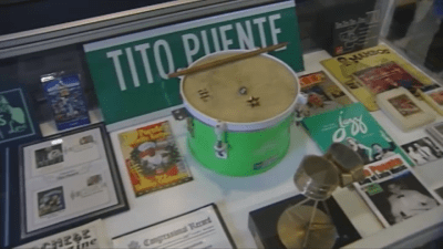 Exhibición rinde homenaje a Celia Cruz y Tito Puente