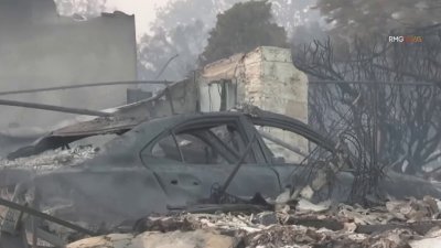 Familias lo pierden todo tras la devastación causada por el incendio Mountain