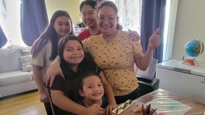 Familia hispana recibe sorpresa de Acción de Gracias