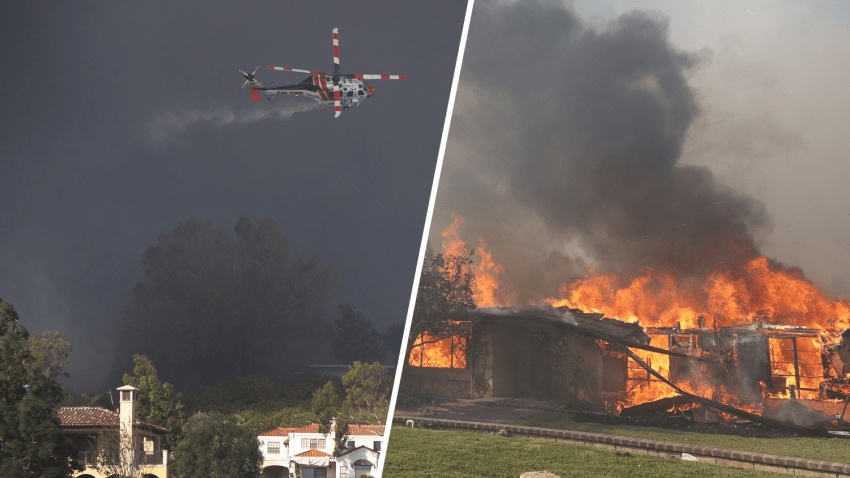 The Mountain Fire has burned homes in Ventura County.