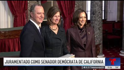 Adam Schiff juramento como senador