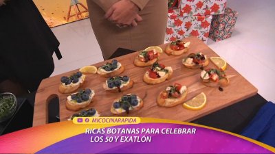 Botanas para celebrar la gran final de Los 50 y el estreno de Exatlón