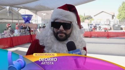 Deorro trae la magia navideña a escuela pública en Los Ángeles