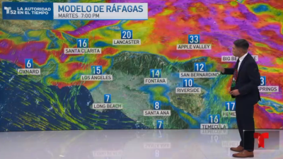 Condiciones del tiempo en el sur de California para Nochebuena