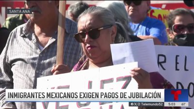 Inmigrantes mexicanos exigen pago de jubilación por parte de México