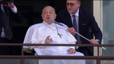 En video: así fue la primera aparición del papa Francisco tras hospitalización