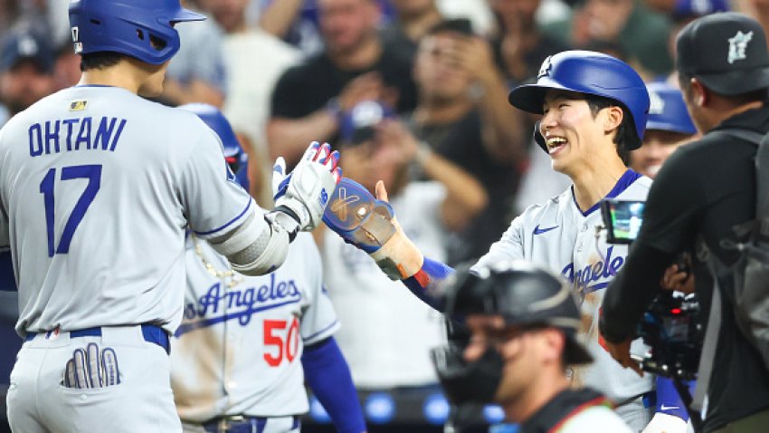 Los Angeles Dodgers v Miami Marlins