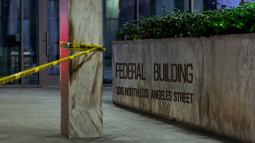 FILE PHOTO of Federal Building on Los Angeles St. from June, 12. (Photo by David McNew/Getty Images)