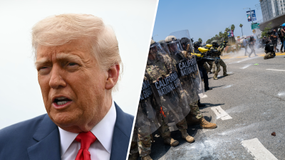 Trump sobre protestas: “Enviaremos lo que haga falta para asegurarnos de que haya ley y orden”