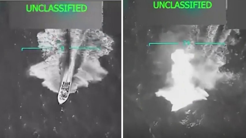 Revelan video de ataque de EEUU a bote con drogas en Venezuela – Telemundo Miami (51)