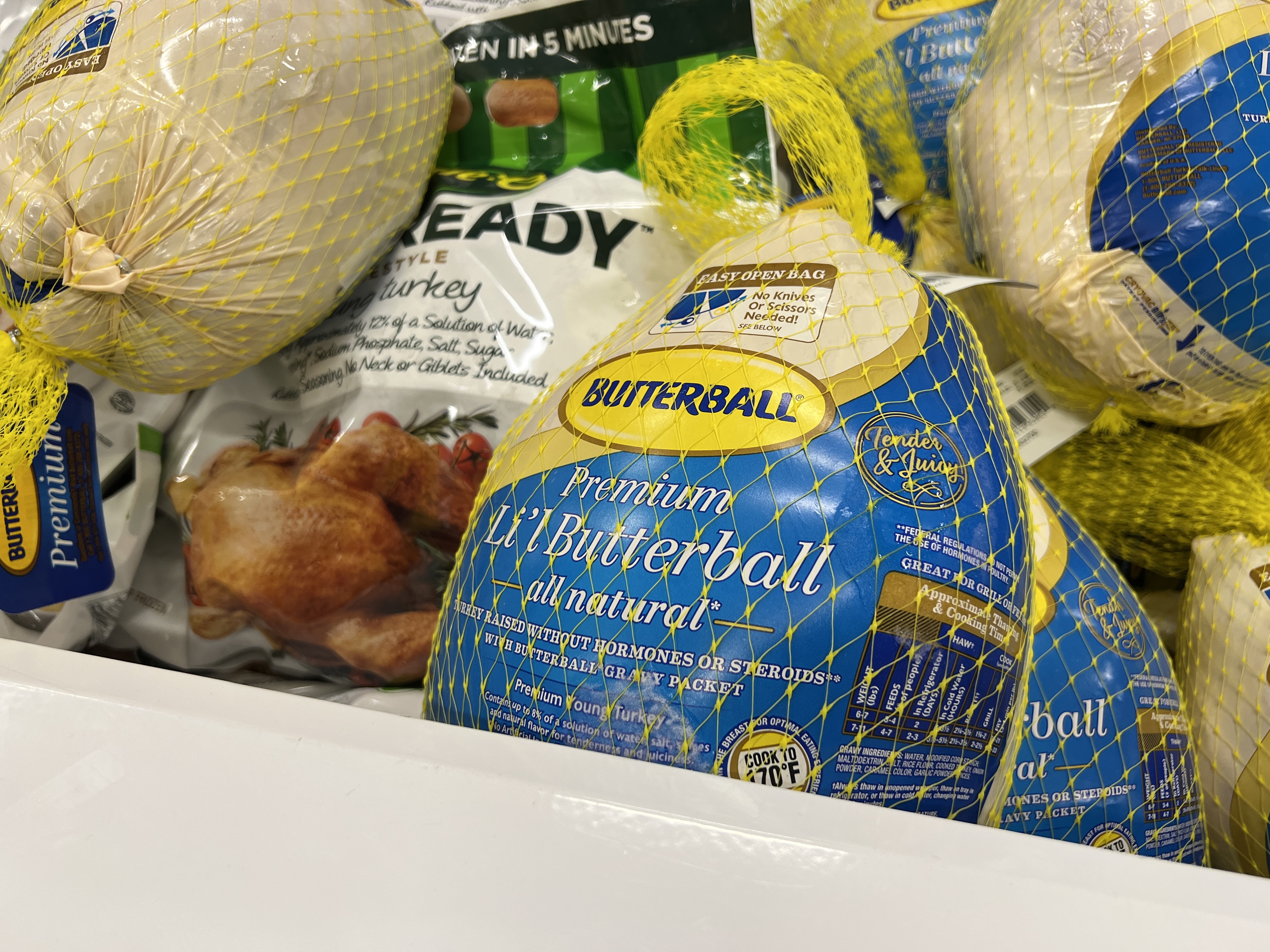 Roban cientos de pavos congelados que iban a regalarse en Navidad en California