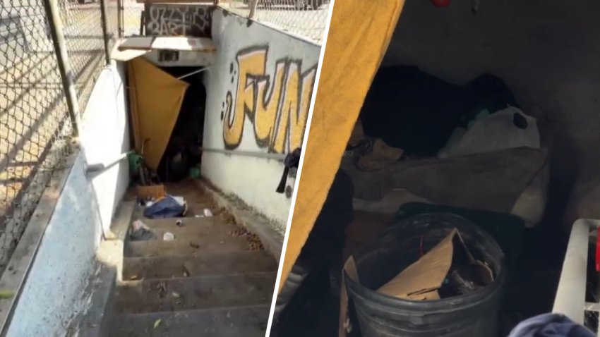 Some tunnels in East Los Angeles have been serving as home for unhoused Angelenos.
