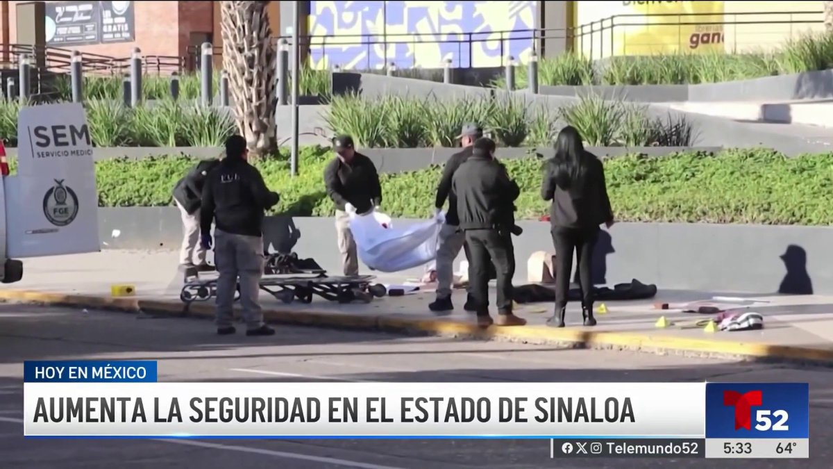 Aumentan la seguridad tras fin de semana violento en Sinaloa – Telemundo 52