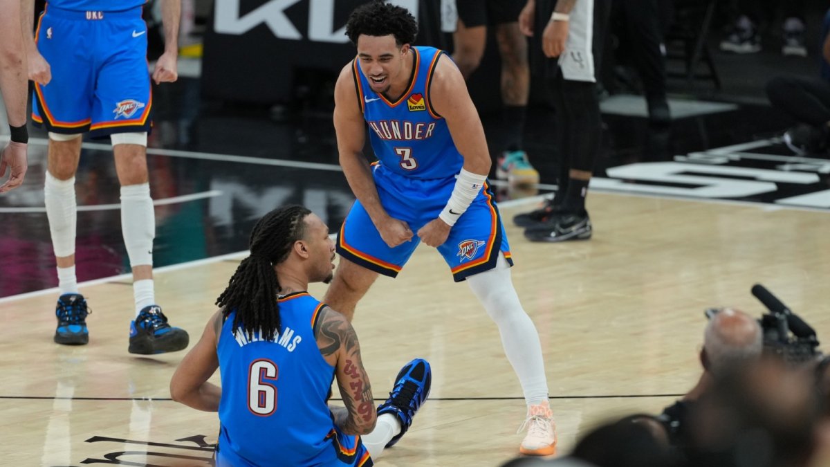 Watch highlights of the Thunder’s 123-108 Game 3 win over the Spurs ...