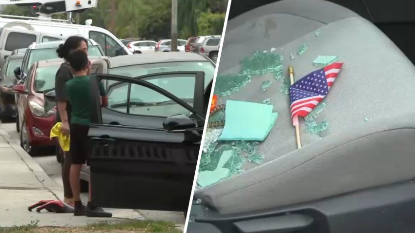 Cars were broken into June 18, 2026 in North Hollywood.