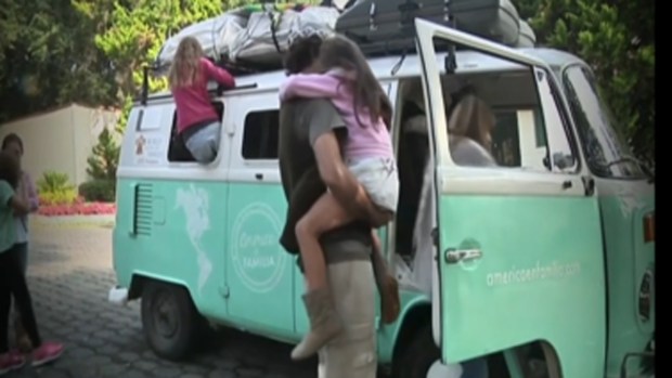 Familia argentina viaja en furgoneta para ver al Papa