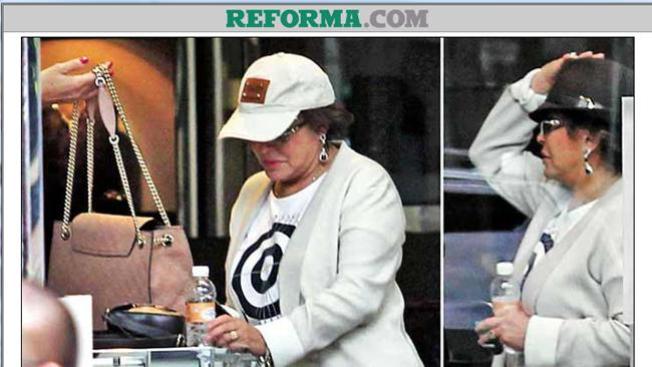 Elba Esther Gordillo de 'shopping'