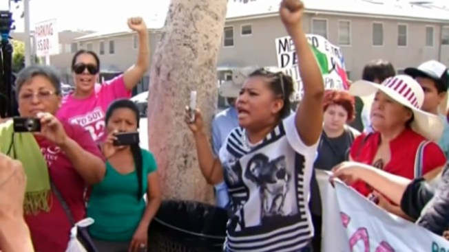 Sufridas protestas por estudiantes