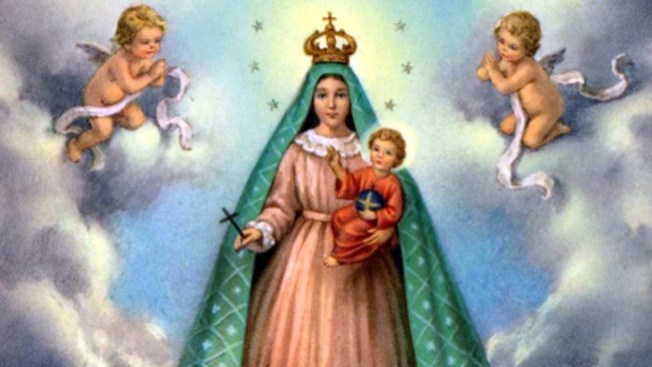 El Papa y la Virgen de la Caridad